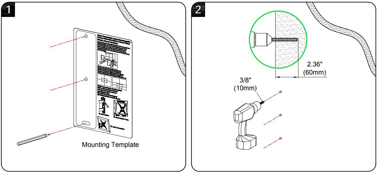 Mounting Dream TV Wall Mount MD2413-MX INSTALLATION INSTRUCTION - figure 23