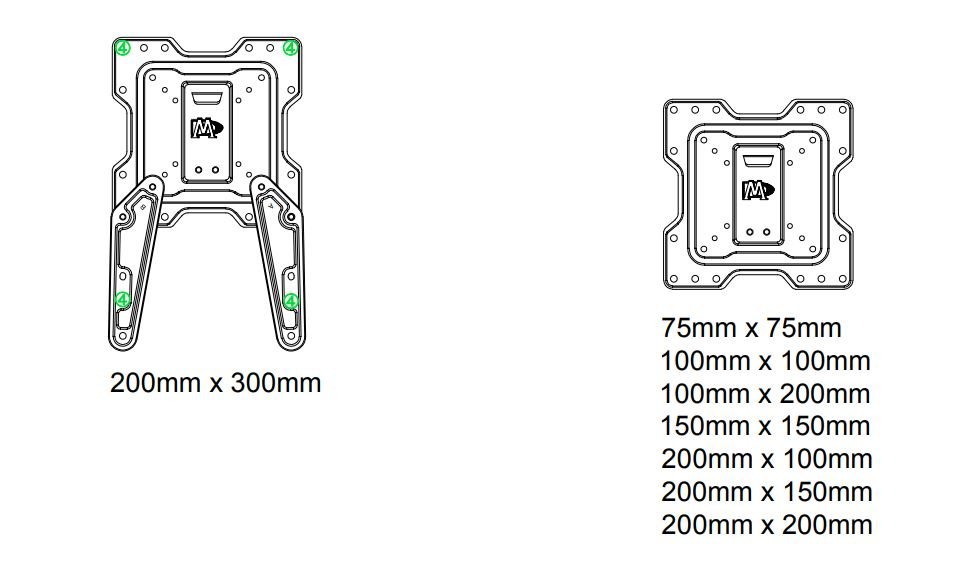 Mounting Dream TV Wall Mount MD2413-MX INSTALLATION INSTRUCTION - figure 5
