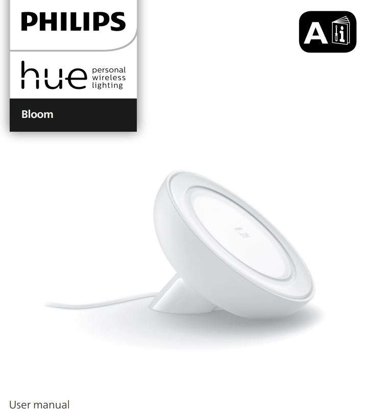 Philips 046677560188 Bloom table lamp User Manual