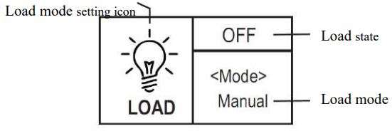 PowMr 60A 12V 24V 36V 48V Auto MPPT Solar Charge Controller User Manual - Load Mode