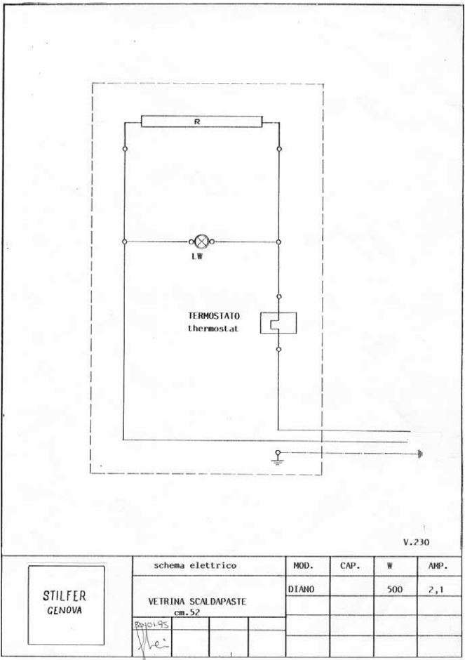 STILFER 527.318 Warm Cabinet Instruction Manual - Fig 1