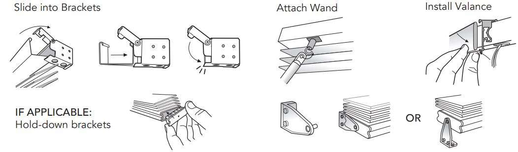 SelectBlinds 2-Inch Classic Wood Instruction Manual - FINISHING UP