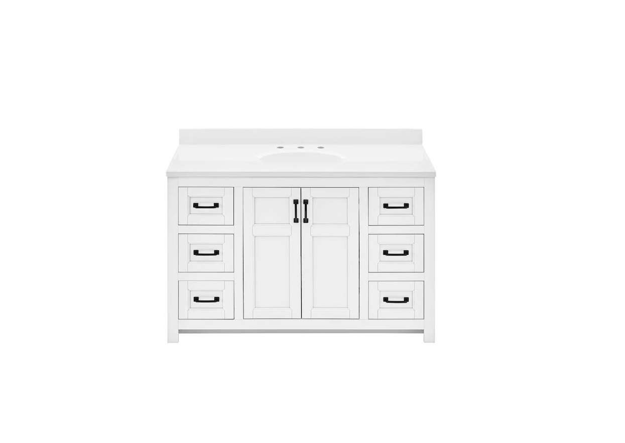 Style SELECTIONS 1678VA-49-311-934 48.875-In Vanity with Top User Manual