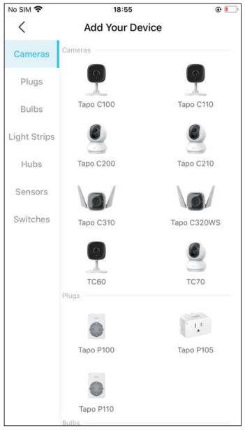 TP-LINK 360° 2MP 1080p Full HD Pan Tilt Home Security Wi-Fi Smart Camera User Manual - Add Your Camera