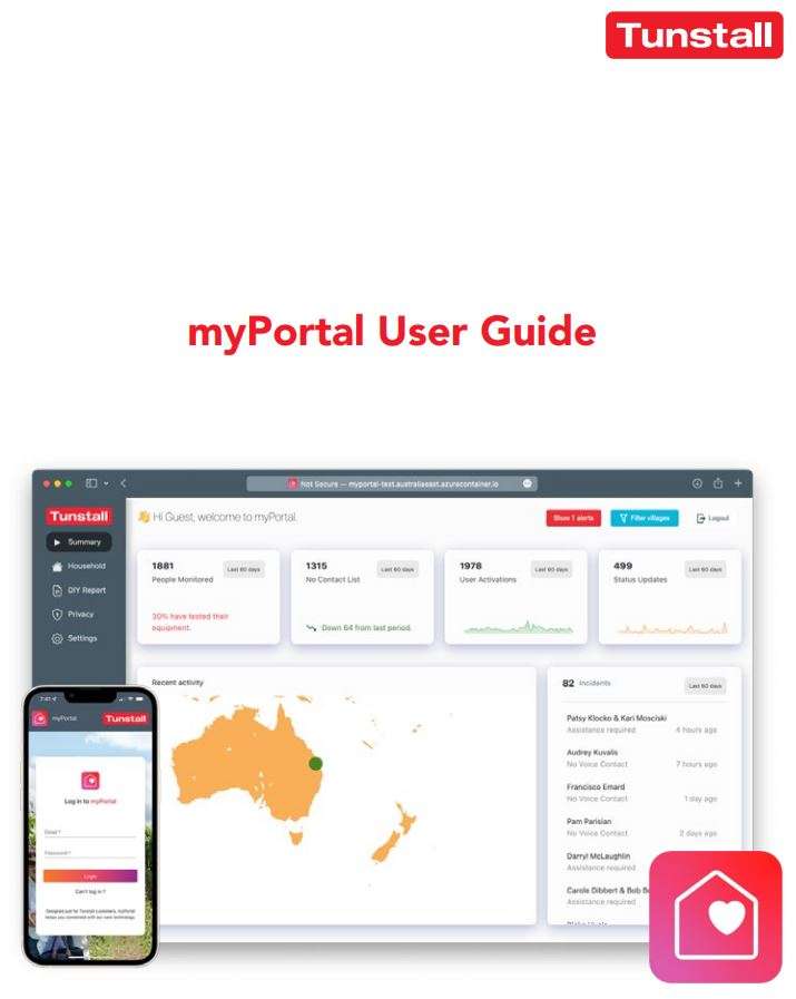 Tunstall my Portal Software User Guide