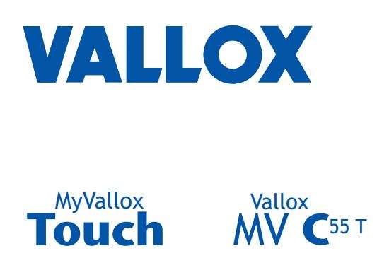 VALLOX MV C55 T Ventilation Unit User Manual