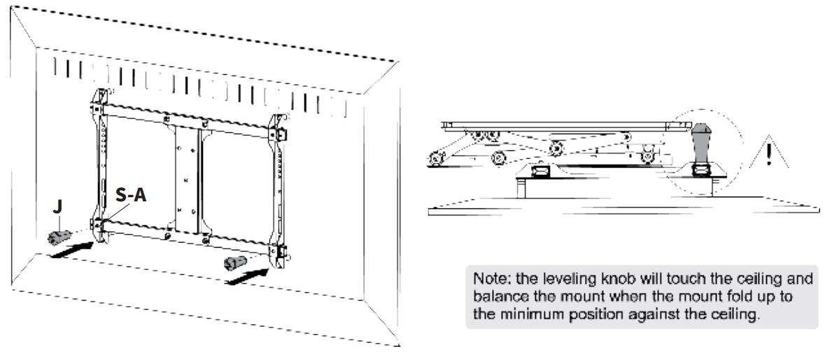 VIVO MOUNT-E-FD70, MOUNT-E-FD70W Electric Flip Down Ceiling Mount for 32” to 70” TVs User Manual - STEP 4