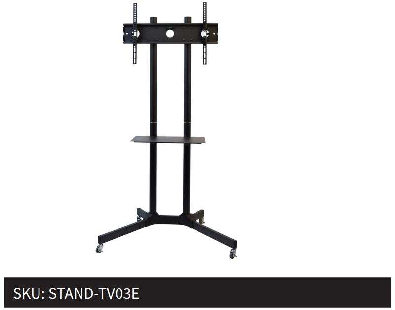 VIVO STAND-TV03E, STAND-TV03W TV Cart for 32 to 83 Screens User Manual1