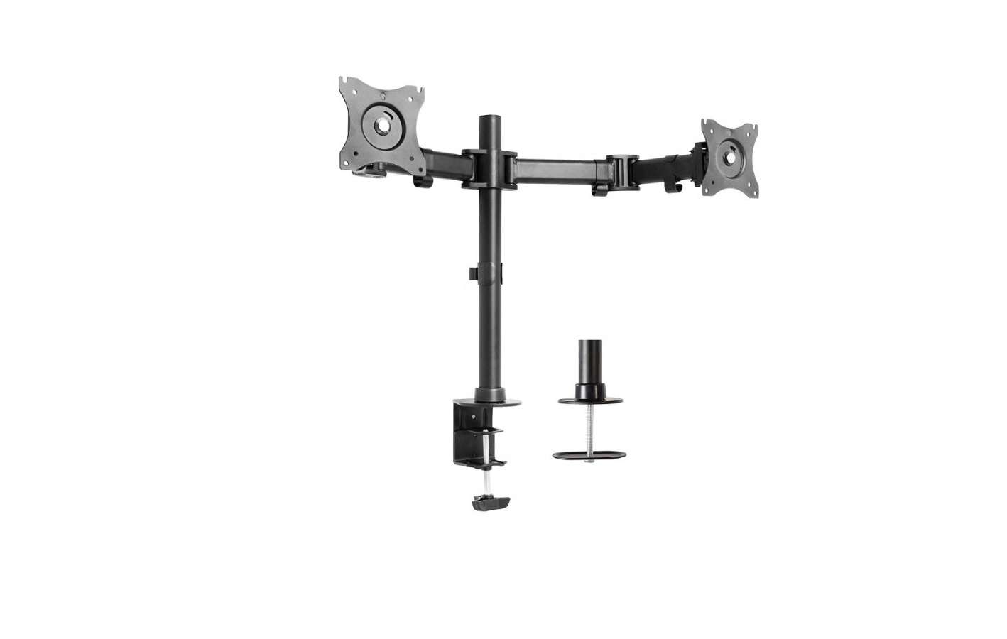 VIVO STAND-V002, STAND-V002W Dual Monitor Desk Mount User Manual - feature image