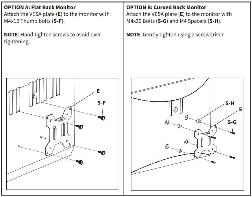 VIVO STAND-V011, STAND-V011W Single Monitor Extra Tall Desk Mount User Manual - STEP 3