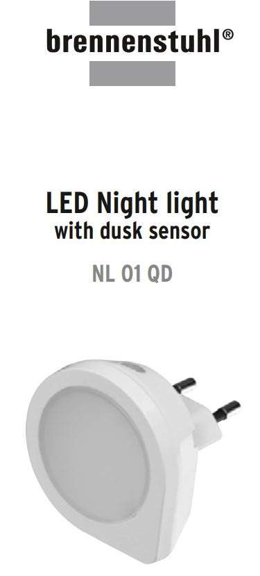 brennenstuhl NL 01 QD LED Night Light Instruction Manual