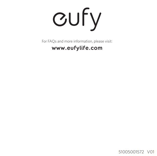 eufy BoostIQ RoboVac 15C MAX User Manual - eufy logo