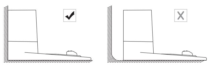 eufy RoboVac G30 Robot Vacuum User Manual - Place the Charging Base on a level surface and against a wall.