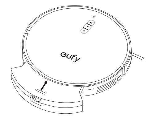 eufy RoboVac G30 Robot Vacuum User Manual - Push the dust collector back into the main unit