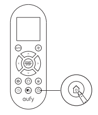 eufy T2108 BoostIQ RoboVac 11S User Manual - Press on the remote control to return RoboVac to the Charging Base