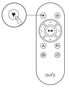 eufy T2118 BoostIQ RoboVac 30C User Manual - Press on the remote control to return RoboVac to the Charging Base