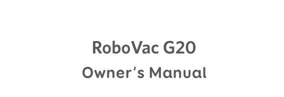 eufy T2257 RoboVac G20 User Manual a