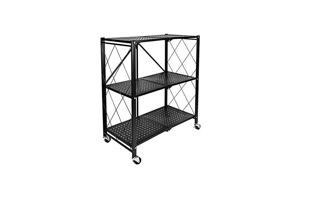 hcd SHF-09577 3-Tier Foldable Shelving Rack Instruction Manual - Featured image
