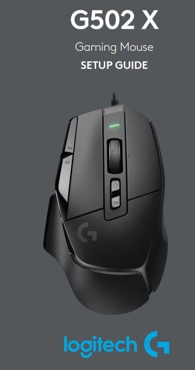 logitech G502 X Gaming Mouse User Guide