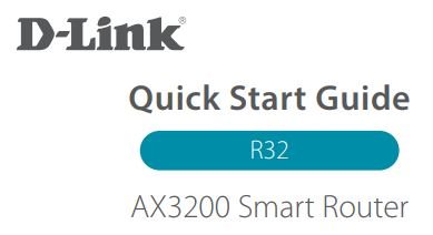 D-Link R32 AX3200 Smart Router User Guide
