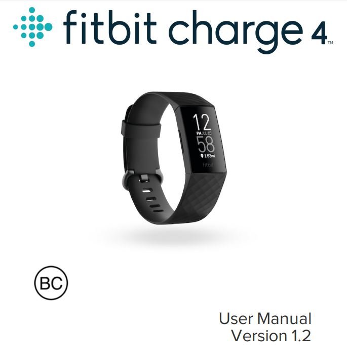 Fitbit Charge 4 Fitness and Activity Tracker User Manual