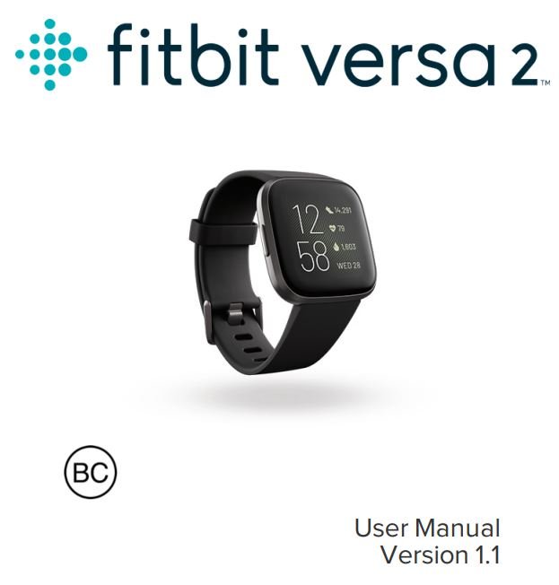 Fitbit Versa 2 Health and Fitness Smartwatch User Manual