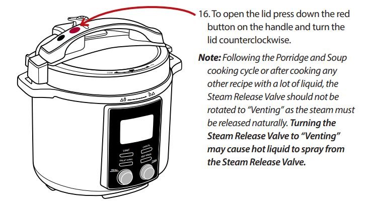 Gourmia GPC855 Pressure Cooker User Manual - FIG 9