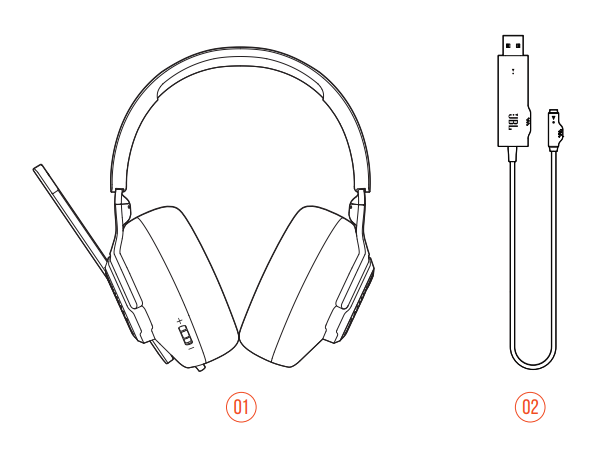 JBL 300 headset image - WHAT'S IN THE BOX
