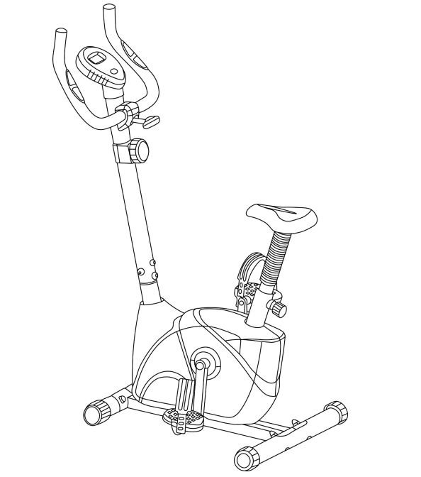 JLL JF100 Upright Exercise Bike User Manual a