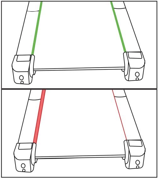 JLL S300 Folding Treadmill User Manual - HOW TO CHECK IF THE RUNNING BELT IS LOOSE