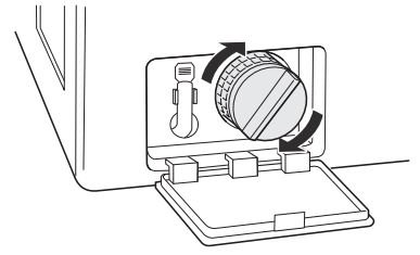 LG WKE100HWA Single Unit Front Load LG Wash Tower User Manual - Insert the drain pump filter and twist it