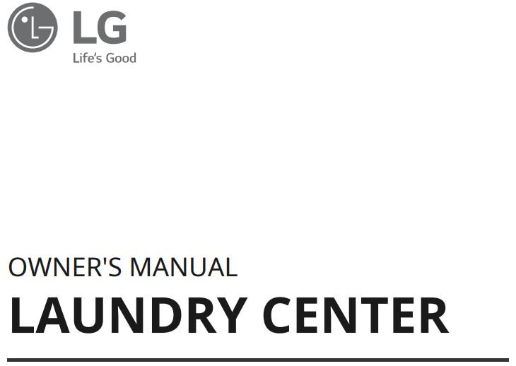 LG WKE100HWA Single Unit Front Load LG Wash Tower User Manual