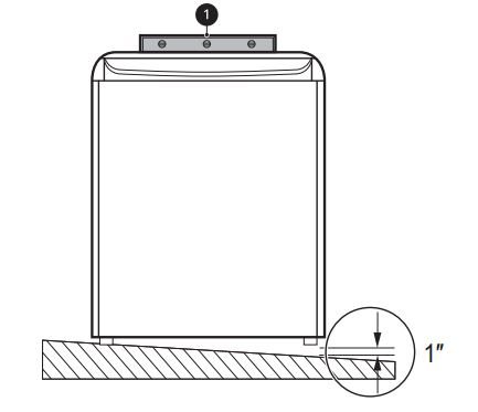 LG WT7150C WASHING MACHINE User Manual - Position the washer in its final location