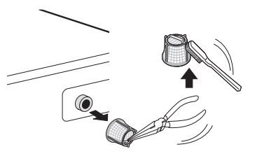 LG WT7150C WASHING MACHINE User Manual - Remove the filters from the water valves