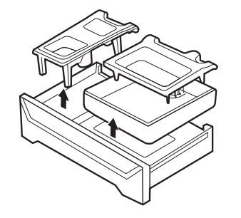 LG WT7150C WASHING MACHINE User Manual - Remove the inserts from the two