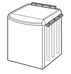 LG WT7005CW Ultra Large Capacity Top Load Washer User Manual  - To check if the washer is level from front to back