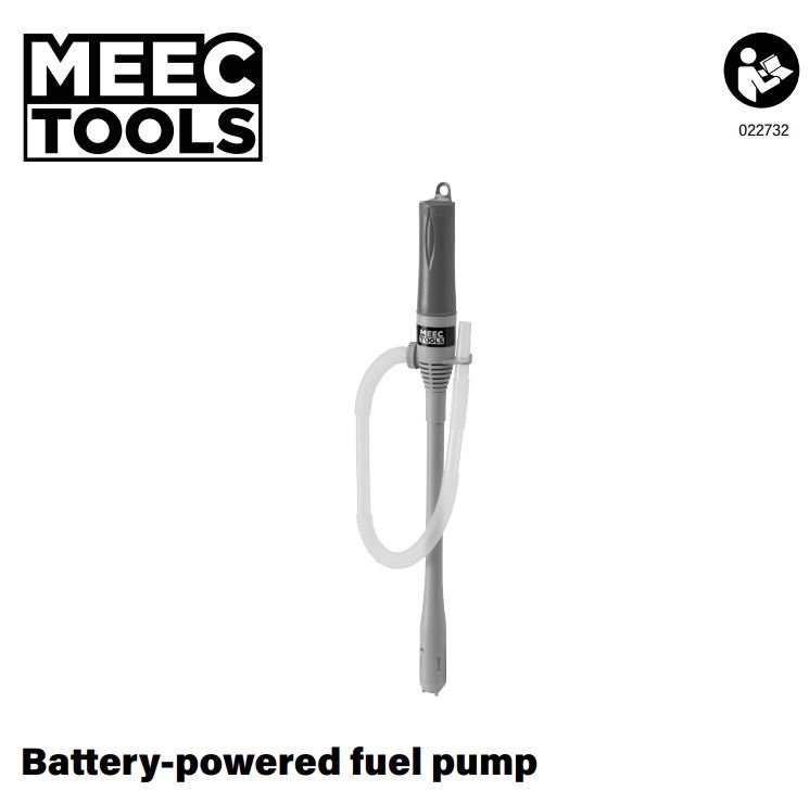 MEEC TOOLS 022732 Battery Powered Fuel Pump Instruction Manual