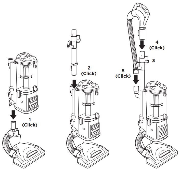 Shark NV356E S2 Navigator Professional Upright Vacuum User Manual - ASSEMBLY