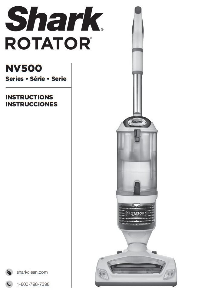 Shark NV501 Rotator User Manual