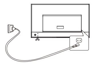 TCL P8M P8S LED TV User Manual - Connect the power cable