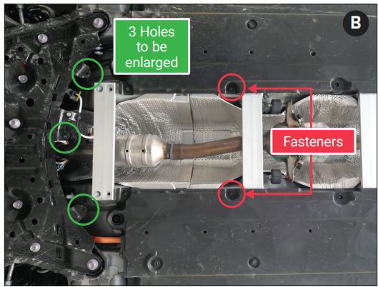 CATSHIELD CS-TOY-COR-G12 2020-2022 Toyota Corolla Cat Shield Installation Guide - Remove splash shield fasteners