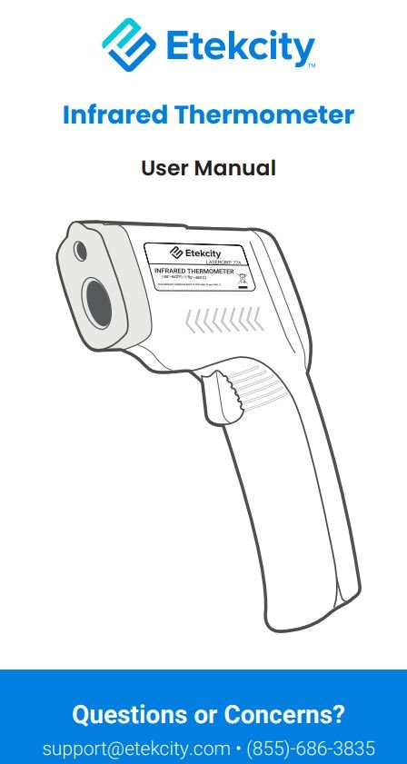 Etekcity 774 Infrared Thermometer User Manual