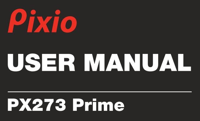 Pixio PX273 Prime 27 Inch 1080p 165Hz IPS Gaming Monitor User Manual