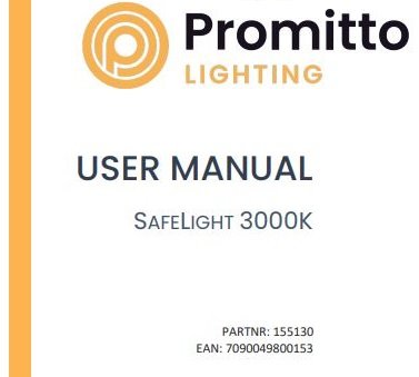 Promitto 3000K 25M SafeLight User Manual