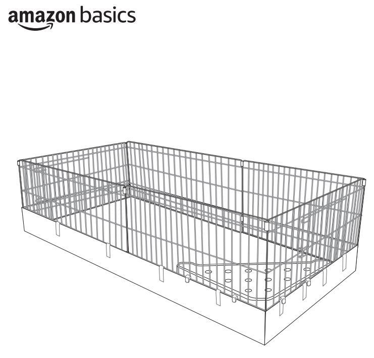 amazon basics B07KBC1QS, B07KB4NJY4 Canvas Bottom Pet Cage User Guide