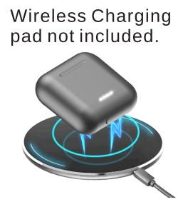 TOZO T6 True Wireless Bluetooth Earbuds User Manual - Wireless charging pad