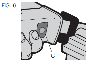 DEWALT DCS380 20V MAX Cordless Reciprocating Saw User Manual -Blade Installation and Removal (Fig. 6)