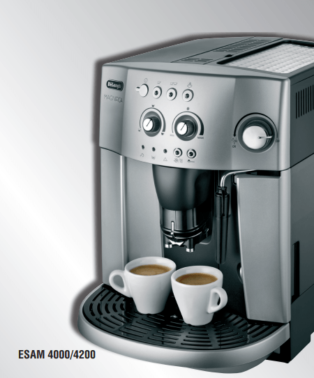 De'Longhi ESAM 4000 4200 Magnifica, Automatic Coffee Machine User Manual - Coffee maker