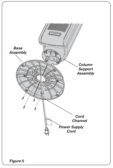 Lasko 5586 DIGITAL CERAMIC TOWER HEATER with ELECTRONIC REMOTE CONTROL User Manual - Figure 5