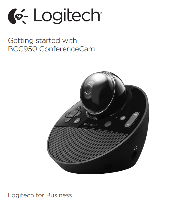 Logitech BCC950 ConferenceCam User Manual